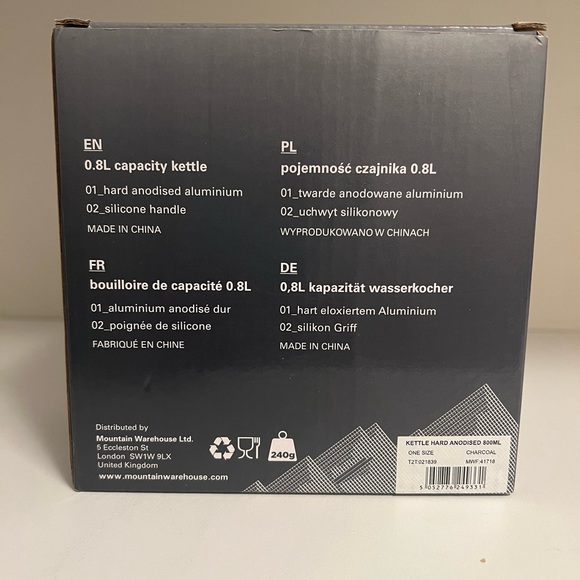 Mountain Warehouse Hiking/Camping kettle 800ml - Picture 6 of 6